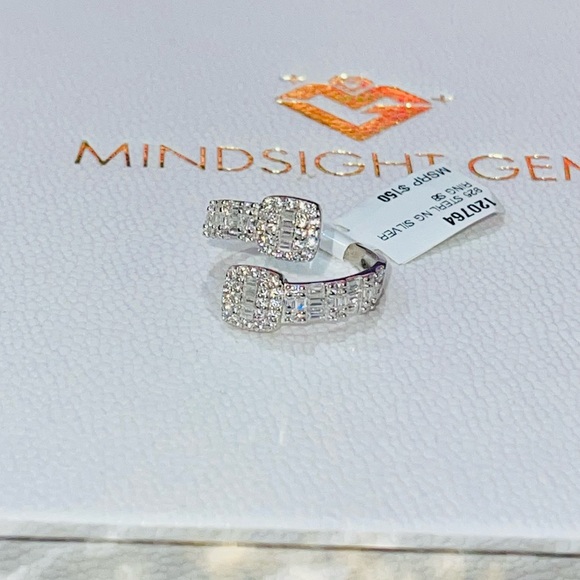 Beautiful custom cuff bracelet bypass cuff bangle 14k gold vermeil 925 Best Gift - Picture 8 of 10